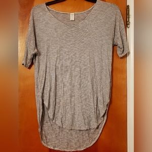 Old navy medium black and white striped top